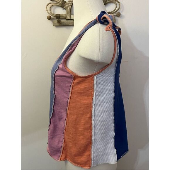 Free People Carousel Multi Stripe Swing Tank Top CS - Picture 4 of 6